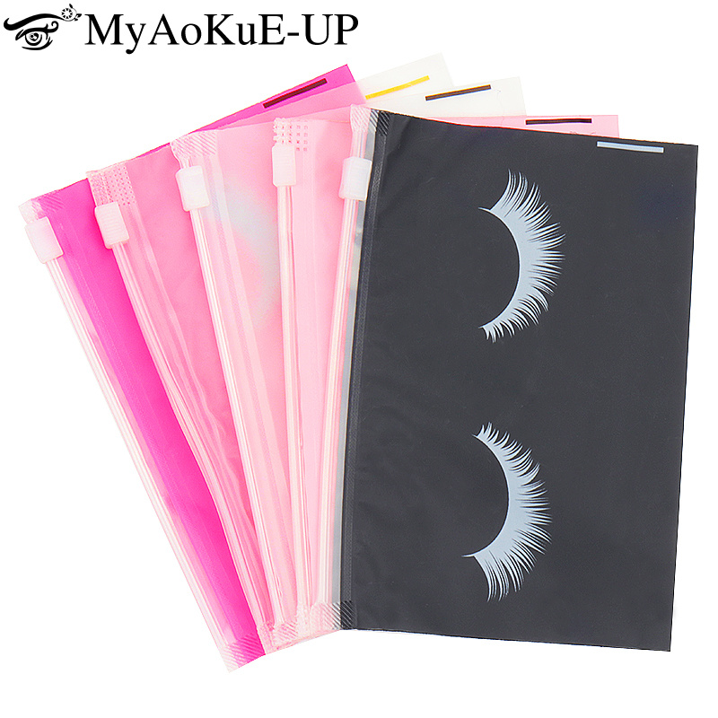 Eyelash Extension Aftercare - 지퍼 세면 용품 메이크업 파우치 화장품