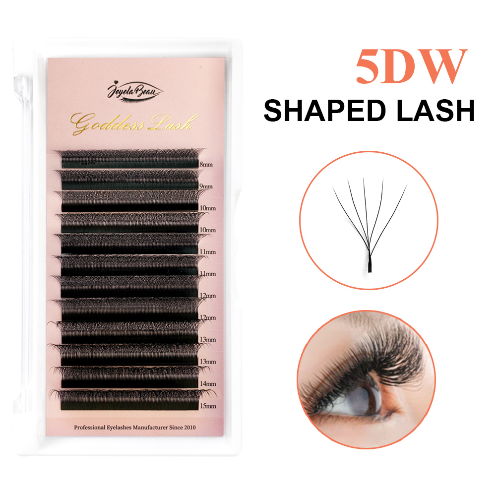 Eyelash Extension Mega Volume - 여신 5D W형 속눈썹 대량 묶음