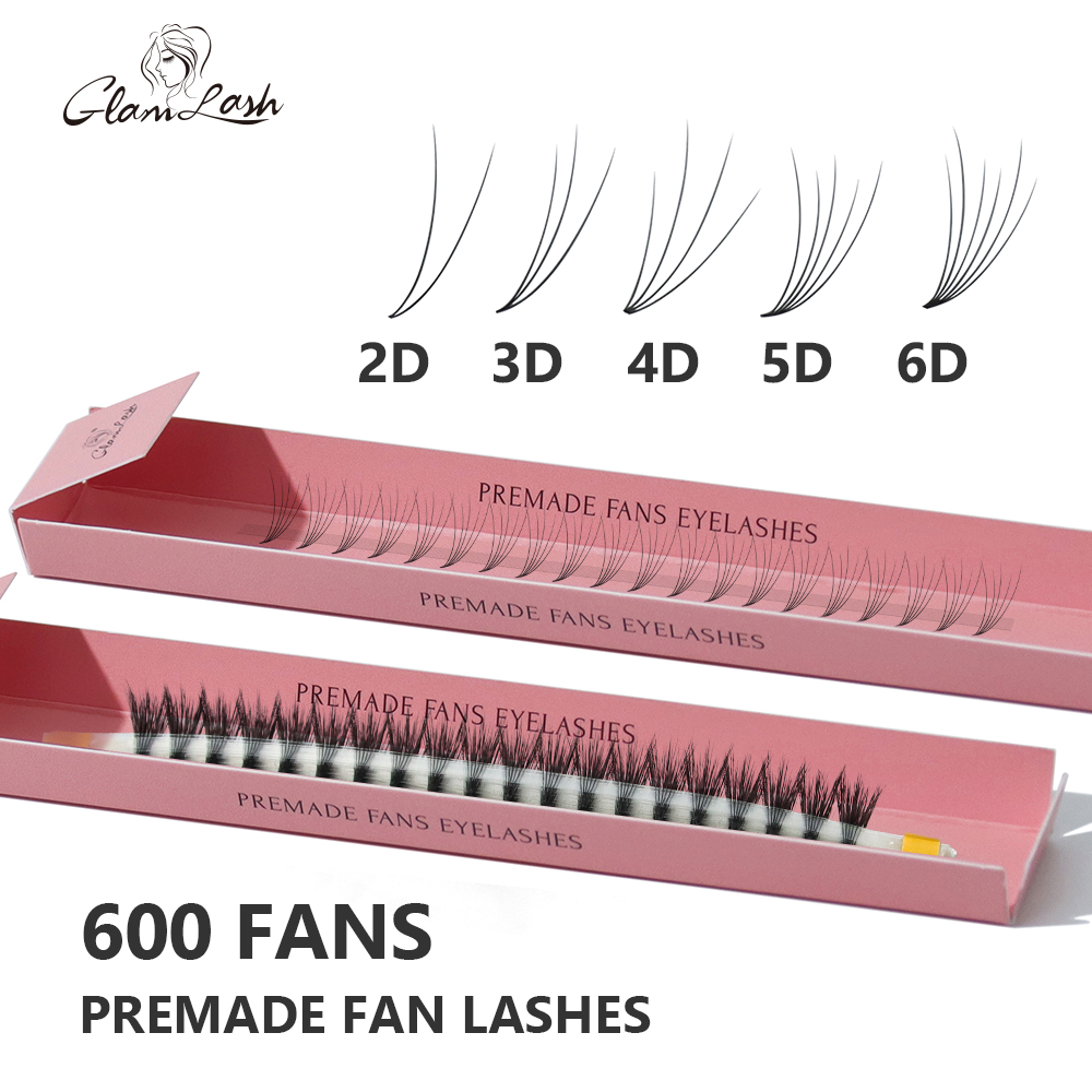 Eyelash Extension Mega Volume - 글램래쉬 프리메이드 볼륨 팬 속눈썹 연장