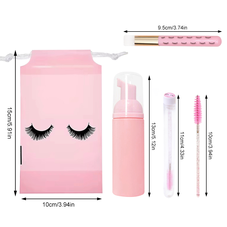 83개 속눈썹 샴푸 병 브러쉬 세트 (속눈썹 연장용 부 - Eyelash Extension Aftercare 리뷰 및 가격