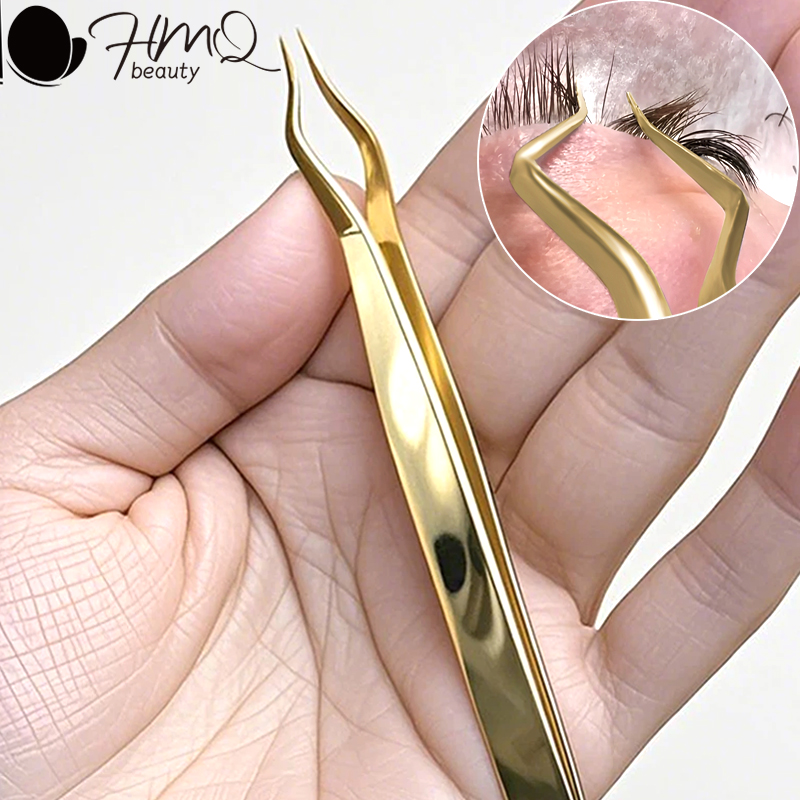 5/1pcs 속눈썹 연장을위한 새로운 스테인레스 스틸  - Isolation Tweezer Curved 리뷰 및 가격