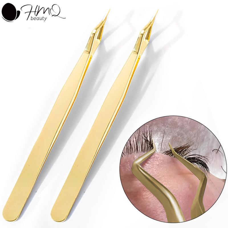 새로운 디자인의 절연 속눈썹 연장 핀셋 고정밀 스테인레 - Isolation Tweezer Curved 리뷰 및 가격