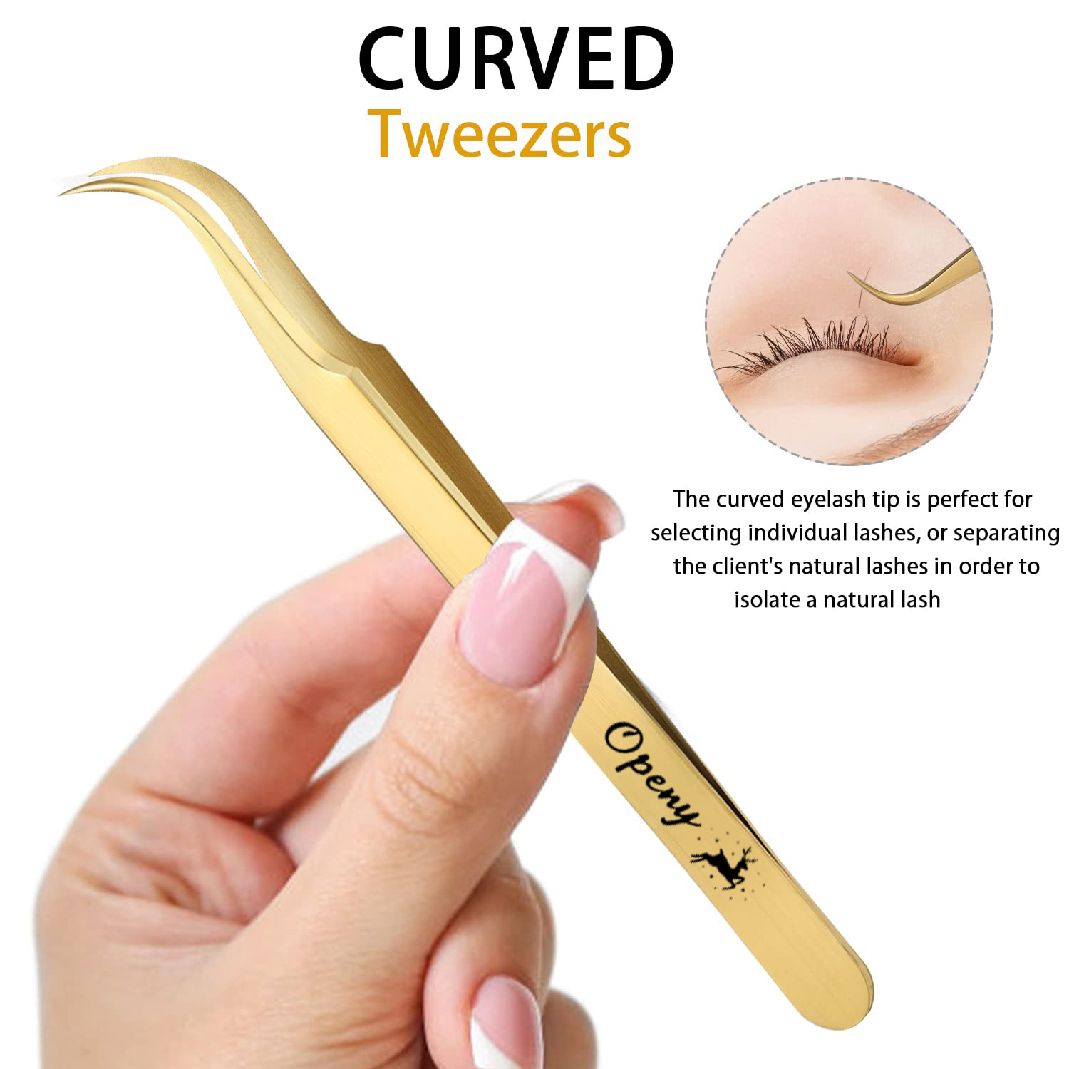 속눈썹 연장용 핀셋 전문가용 정밀 직선형 곡선형 스테인 - Isolation Tweezer Curved 리뷰 및 가격