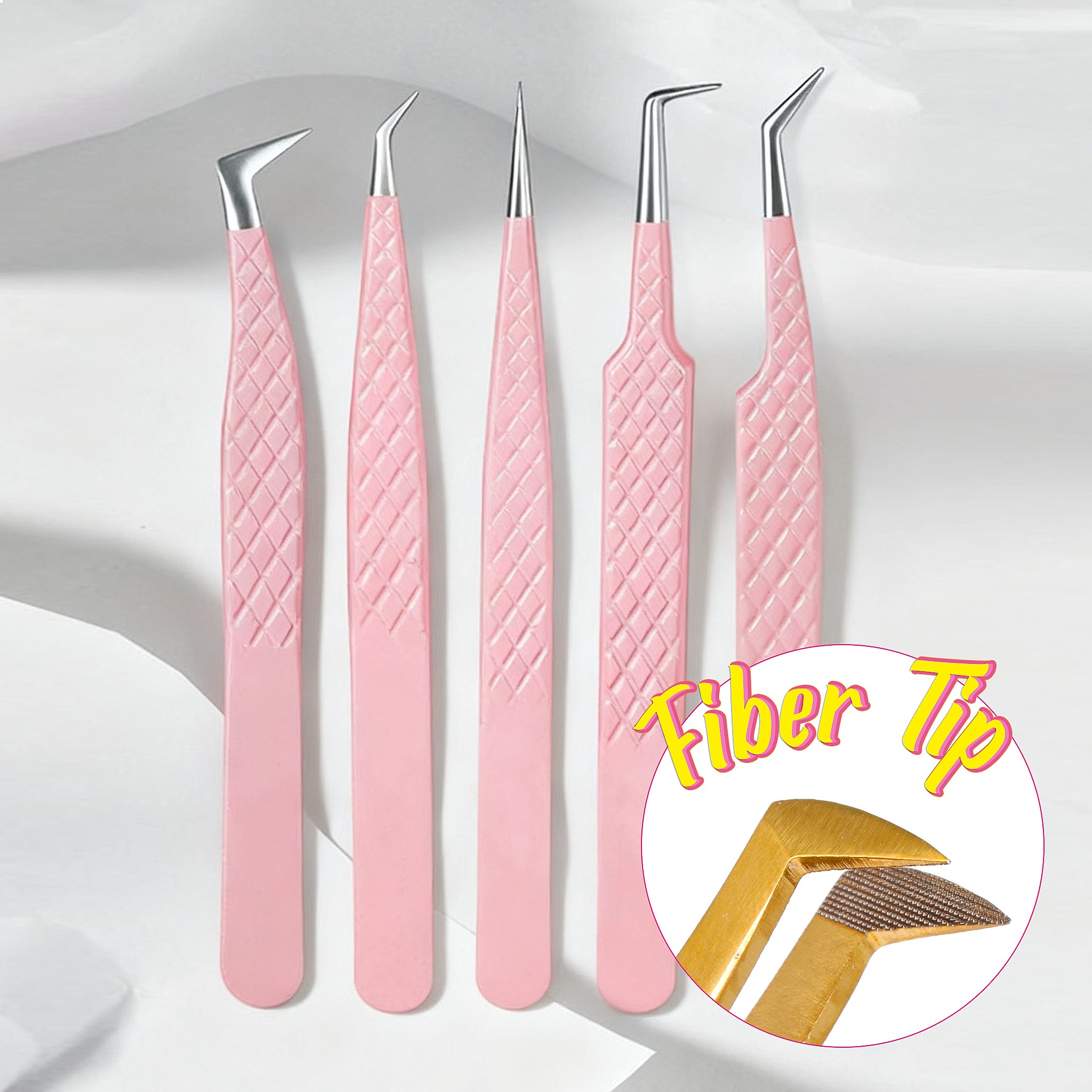 파이버 팁 속눈썹 집게 무광 블랙 마감 러시안 메가 볼 - Eyelash Extension Mega Volume 리뷰 및 가격