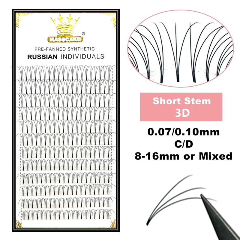 도매 12줄 3D 4D 5D 6D 프리메이드 팬 러시안 - Eyelash Extension Mega Volume 리뷰 및 가격