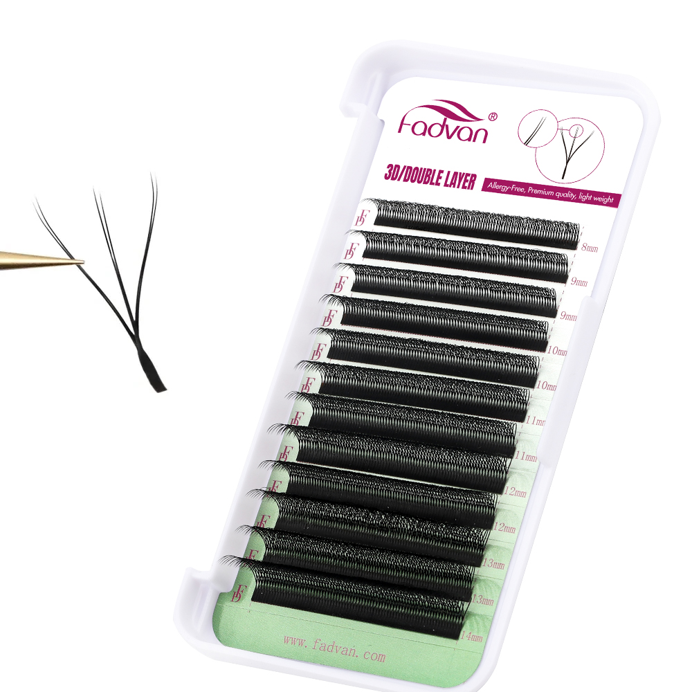 FADVAN 6D-W 모양의 속눈썹 연장(3D 더블 팁 - Eyelash Extension For Asian Eyes 리뷰 및 가격