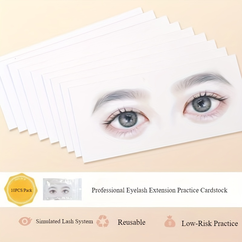 초보자를 위한 재사용 가능한 속눈썹 매핑 카드 - 속눈 - Eyelash Extension Aftercare 리뷰 및 가격
