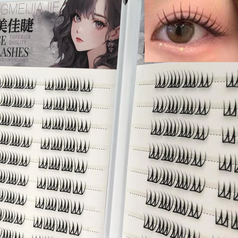 U자형 무접착 인조 속눈썹 대용량 한국 스타일 투명 단 - Eyelash Extension Korean Style 리뷰 및 가격