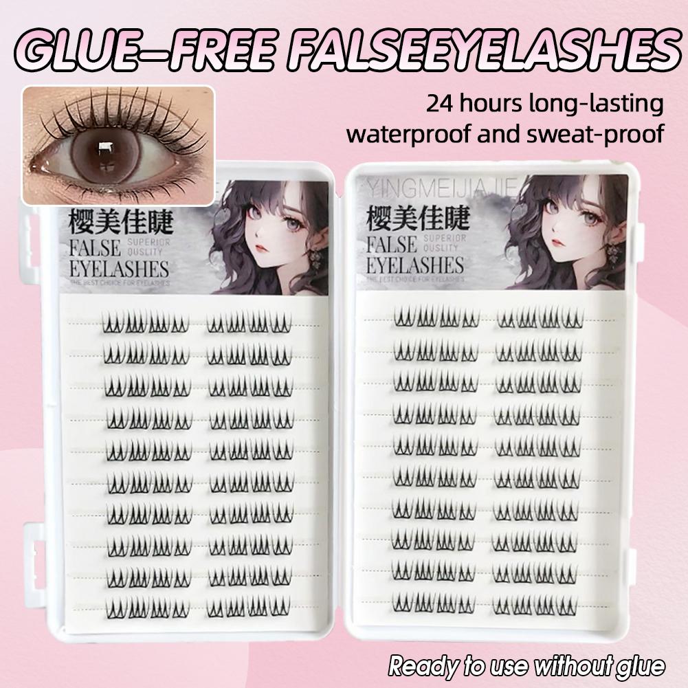 U자형 무접착 인조 속눈썹 대용량 한국 스타일 투명 단 - Eyelash Extension Korean Style 리뷰 및 가격