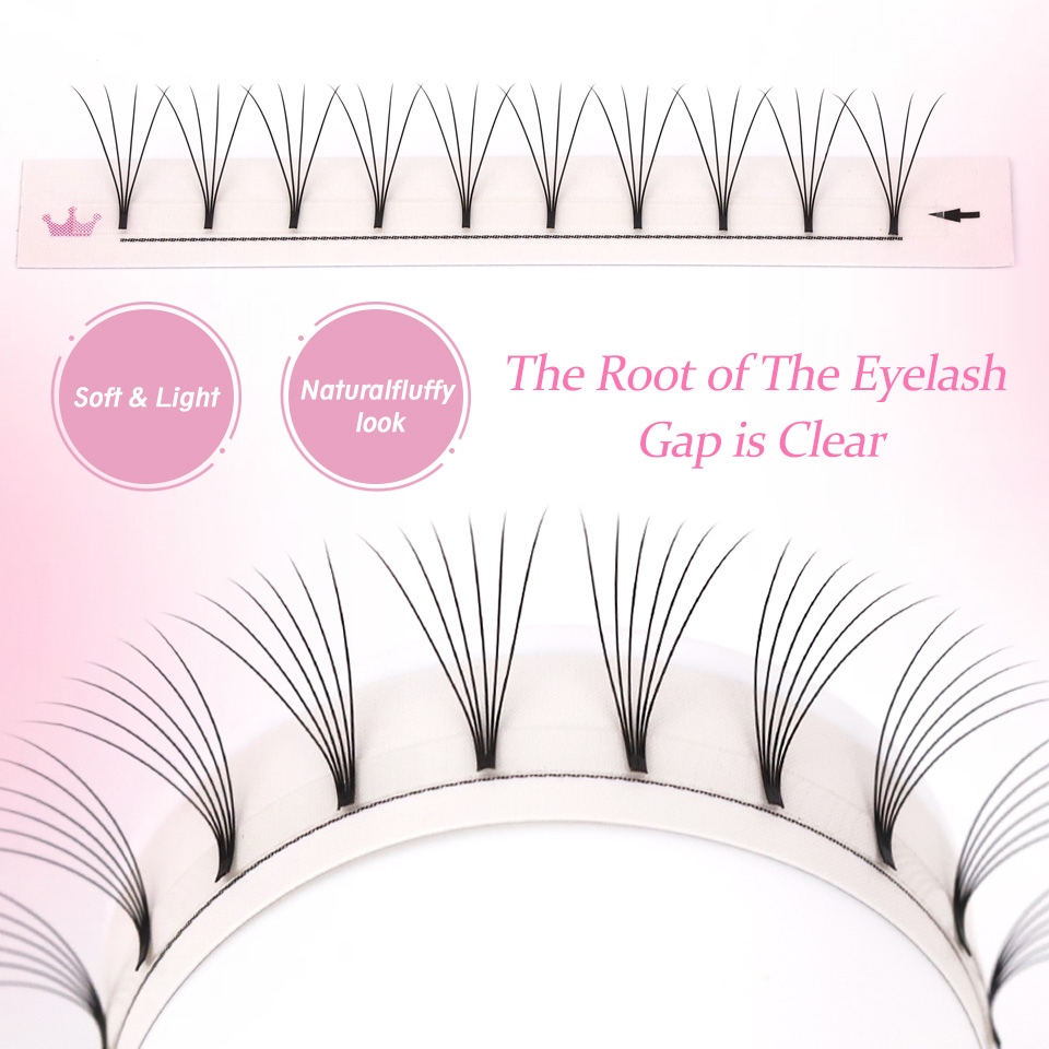 루자드 프리메이드 볼륨 팬즈 숏 스템 러시안 볼륨 속눈 - Eyelash Extension Korean Style 리뷰 및 가격
