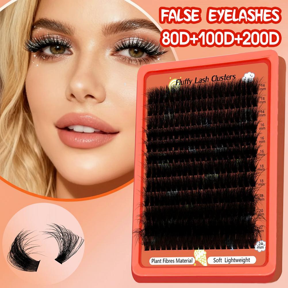 러시안 볼륨 래쉬 클러스터 키트 80D 100D D컬  - Eyelash Extension Mega Volume 리뷰 및 가격